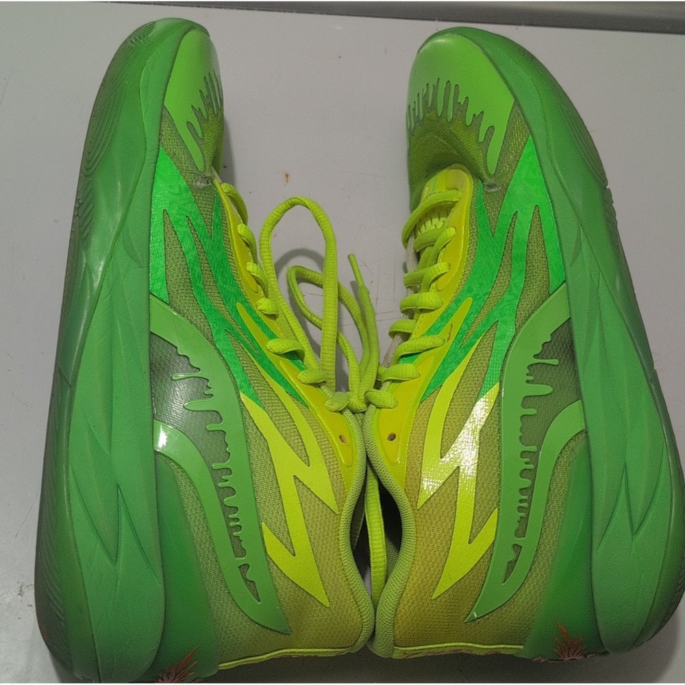 PUMA Nickelodeon LaMelo MB.02 Slime Men's 11 Basketball Sneakers Green Slime